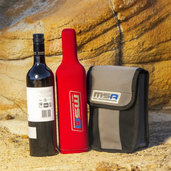 MSA WTS Wine Bottle Tubes with Canvas Storage Bag
