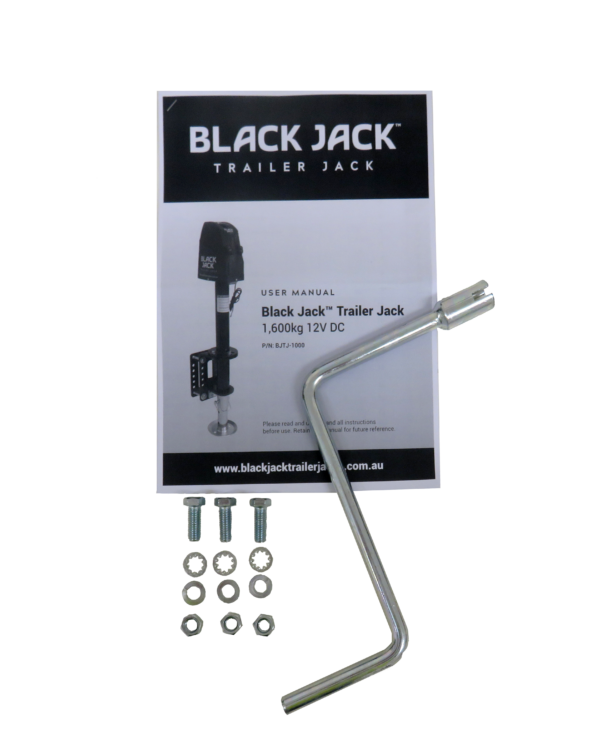 Black Jack BJTJ-1000 Electric Trailer Jack with Clamp