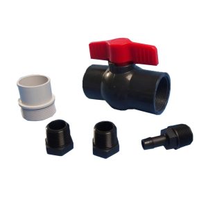 Camec Grey Water Fittings to suit 95 Litre Tank (Red)