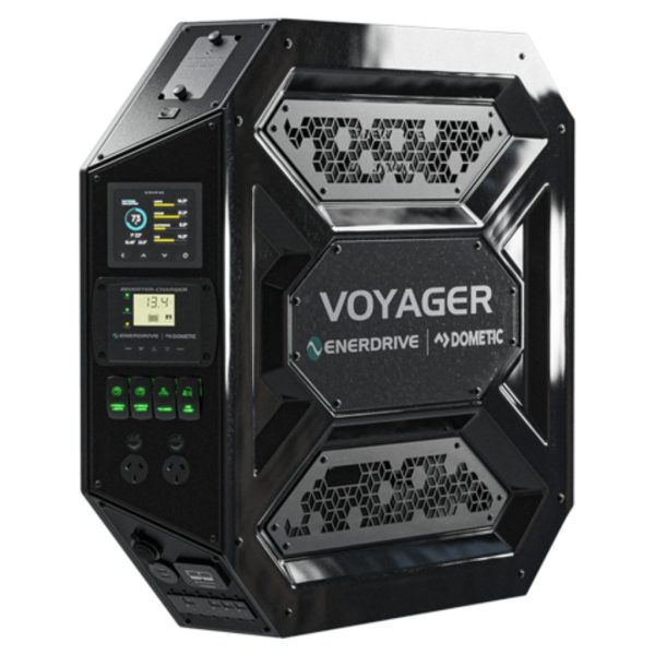 Enerdrive K-V3L01 Voyager System 3000W/100A Inverter-Charger 40DC Inc Simarine SCQ50 – Left
