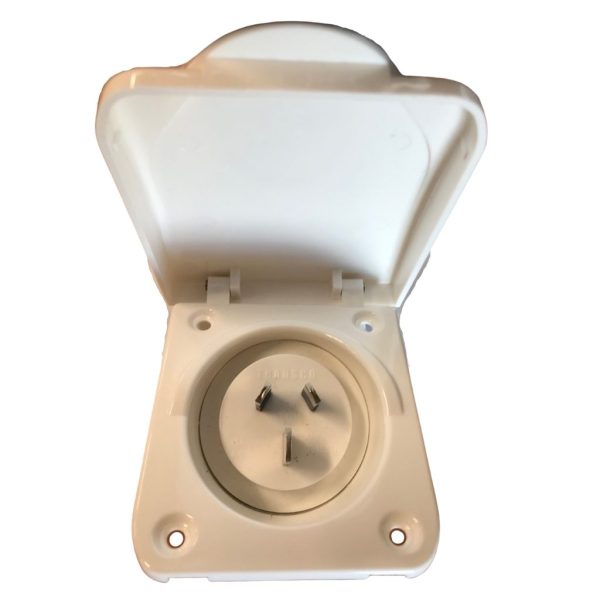 Transco 15A 240V Power Inlet Socket Old Style