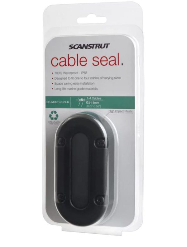 SCANSTRUT DS-MULTI-P-BLK Multiple Cables Seal - Black