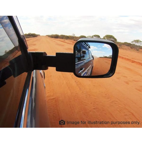 MSA Towing Mirrors To Fit Toyota Landcruiser 80 Series 1989-1998 - Image 2