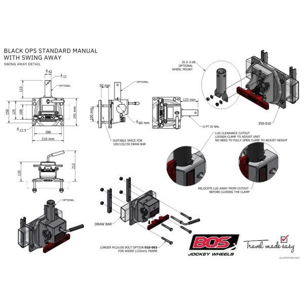 BOS 681-003 Black Ops™ Swingaway – Geared - Image 4