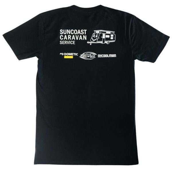 Suncoast Caravan Service Staple Tee Shirt Navy XX-Large - Image 3