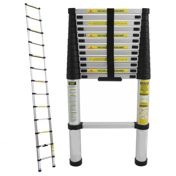 Transeng TRA-TL3.8M 3.8m Telescopic Ladder - Image 2