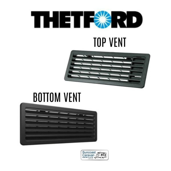 Thetford Black Upper & Lower Vent Kit - Image 3