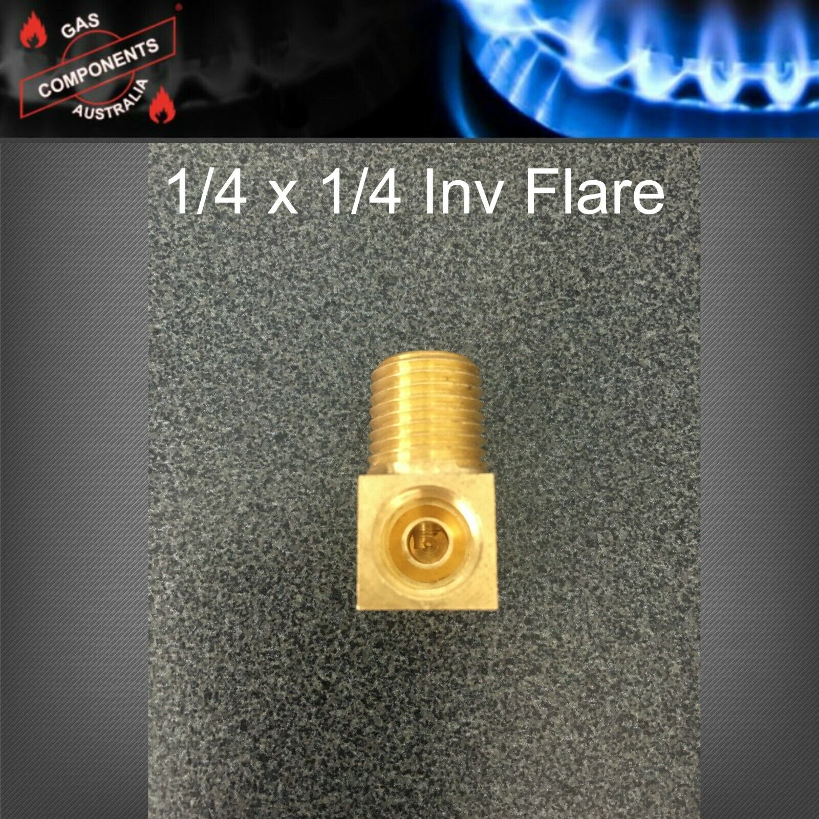 Gas Components 5904 Inverted Flare 1/4" x 1/4" MNPT Elbow - Image 5