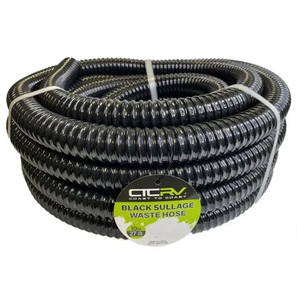 Coast RV 800-01382 Black Sullage Waste Hose 27mm 10M Roll