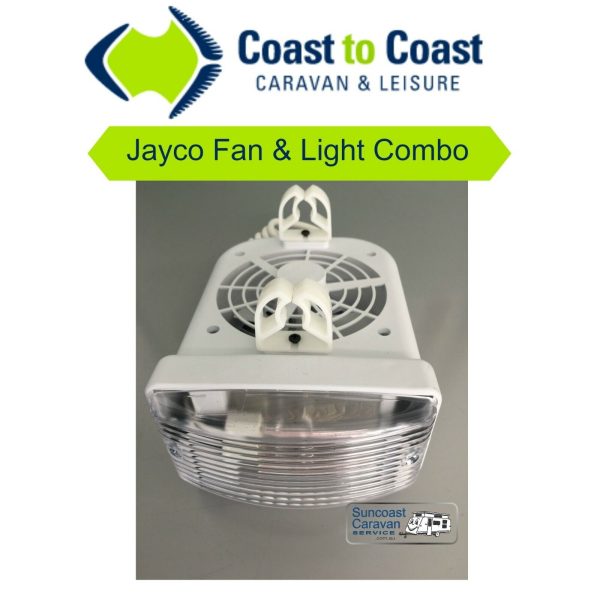 Jayco White Fan and Light Combo - Image 4