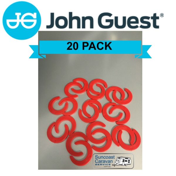 John Guest Plumbing Fittings Plastic 12mm Locking Clip (20) - Image 3