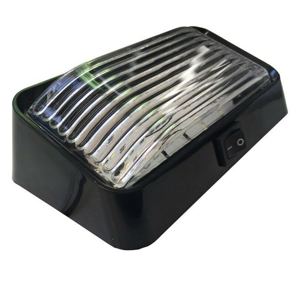 C4505L Black LED 12v Exterior Annexe Light