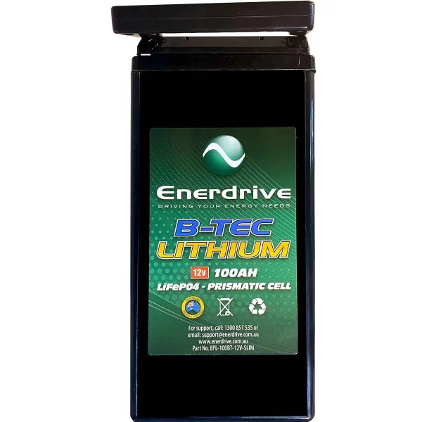 Enerdrive EPL-100BT-12V-SLIM B-TEC 100AH 12V LIFEPO4 Slim Case Battery - Image 6