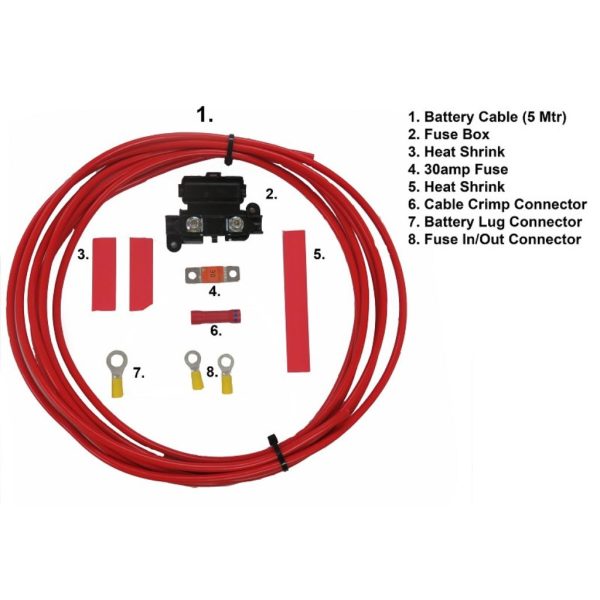 Black Jack BJTJ-1001 Electric Trailer Jack with Clamp & Wiring Harness Kit - Image 5