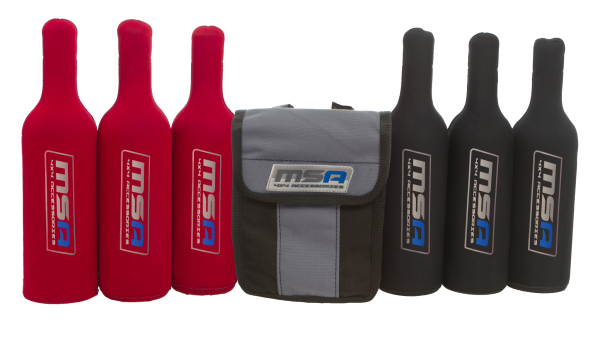 MSA WTS Wine Bottle Tubes with Canvas Storage Bag