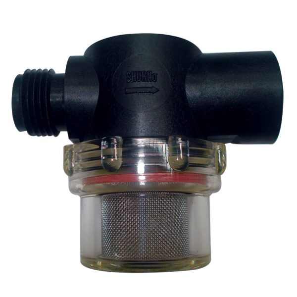 Shurflo Twist Filter 1/2" thread inlet/outlet