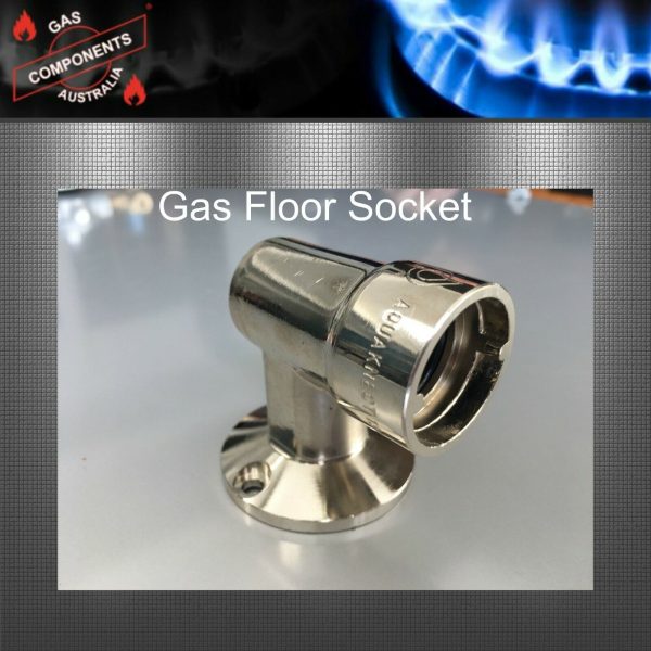 Gas Components 52-FSC08 Chrome Floor Socket 90 FBSP - Image 5