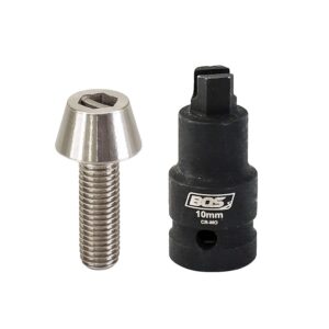 BOS 020-013 BSW Security 2" Screw & Key to suit Alko Clamps