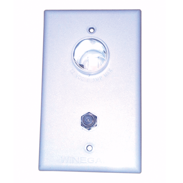 Winegard TG0741 White 2nd TV Wall Plate - Image 2