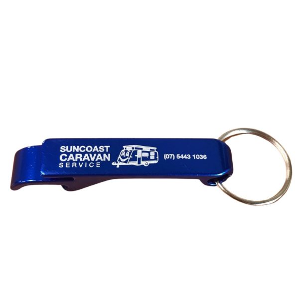 Suncoast Caravan Service Bottle Opener Key Ring