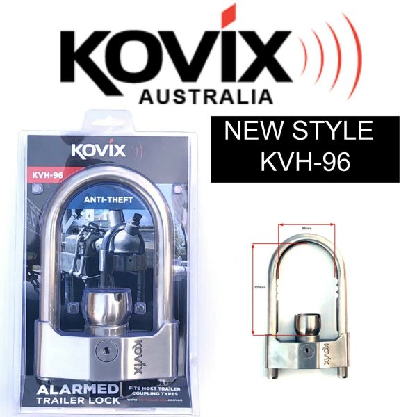 Kovix KVH-96 U Shape Alarmed Trailer Lock - Image 4