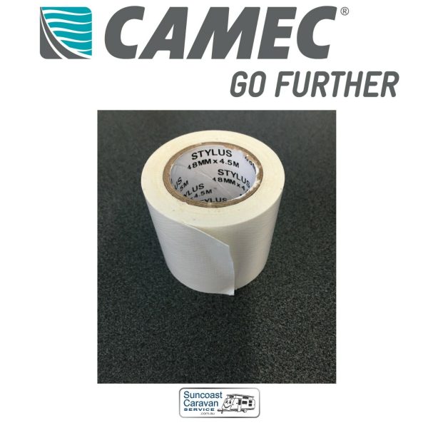 Camec 044142 White  48mm x 4.5m Canvas Repair Tape - Image 4