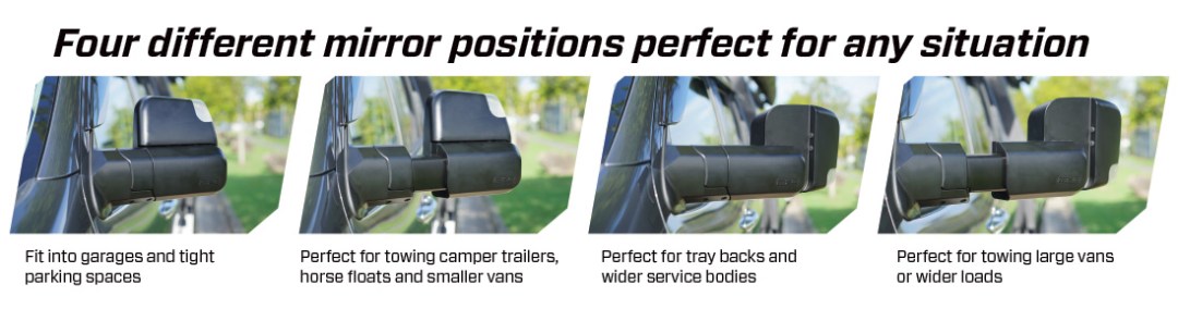 MSA Towing Mirrors to Fit Holden Colorado | Isuzu D-MAX | Isuzu MUX - Image 16