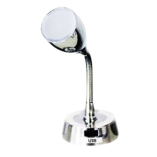 Chrome Interior LED Reading Light w/ Built in USB Port