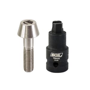 BOS 020-011 M12 x 45mm Security Screw & Key to Suit BOS 50mm Clamps