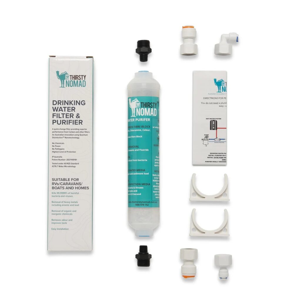 The Thirsty Nomad 5 in 1 Caravan Water Filter & Purifier