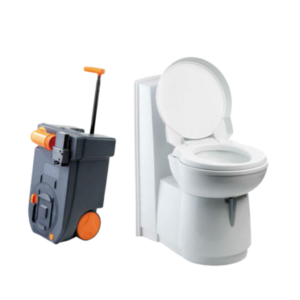 Thetford 93365SP C263 China Bowl Toilet 12V Swivel Cassette Toilet