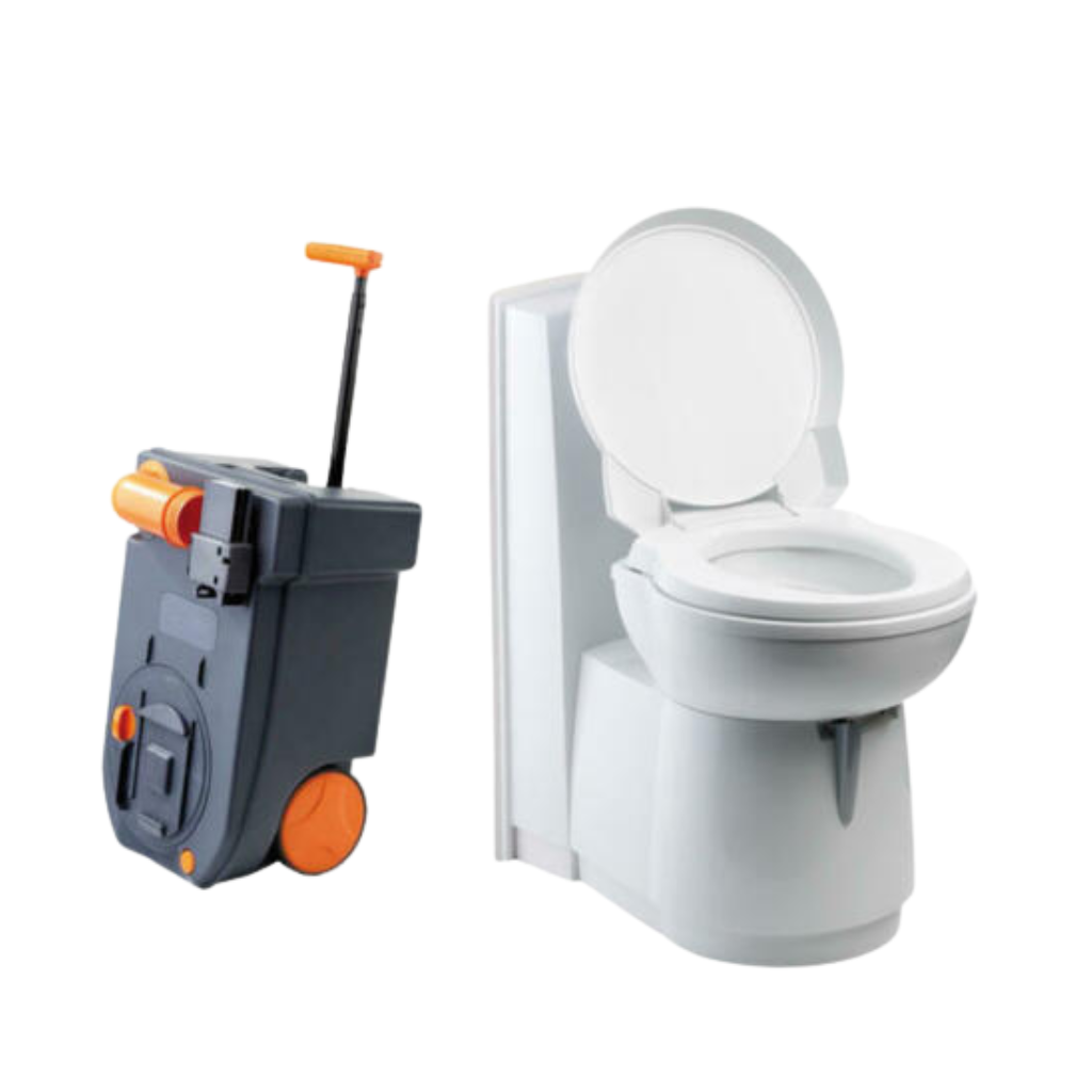 Thetford 93365SP C263 China Bowl Toilet 12V Swivel Cassette Toilet