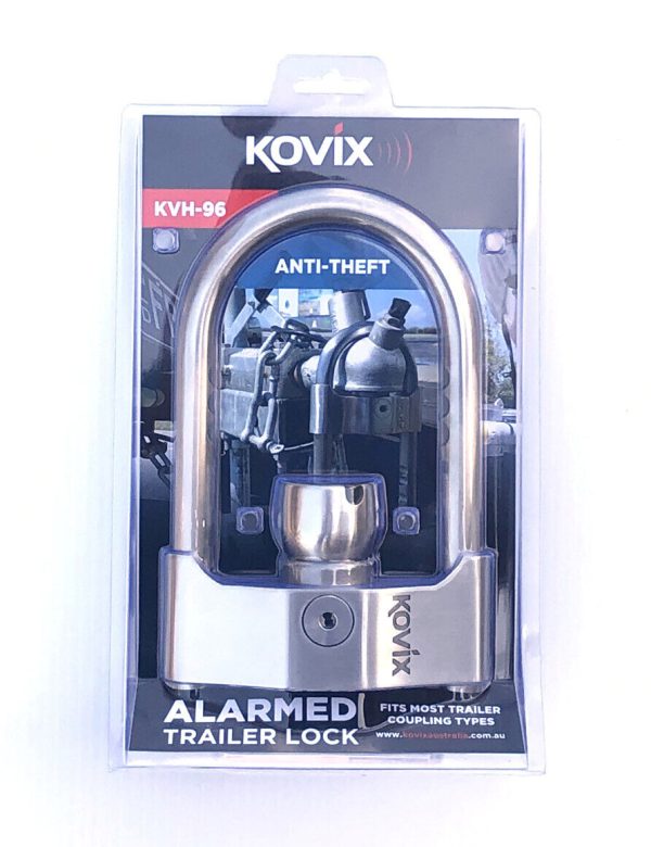 Kovix KVH-96 U Shape Alarmed Trailer Lock - Image 3