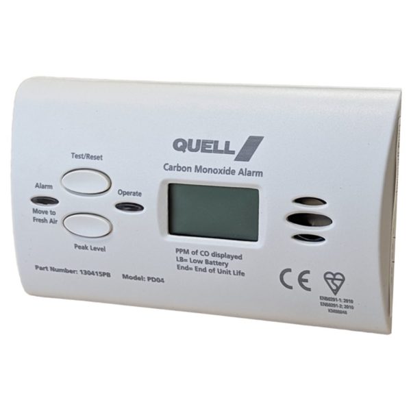 Quell PD04 Carbon Monoxide Digital Display Alarm