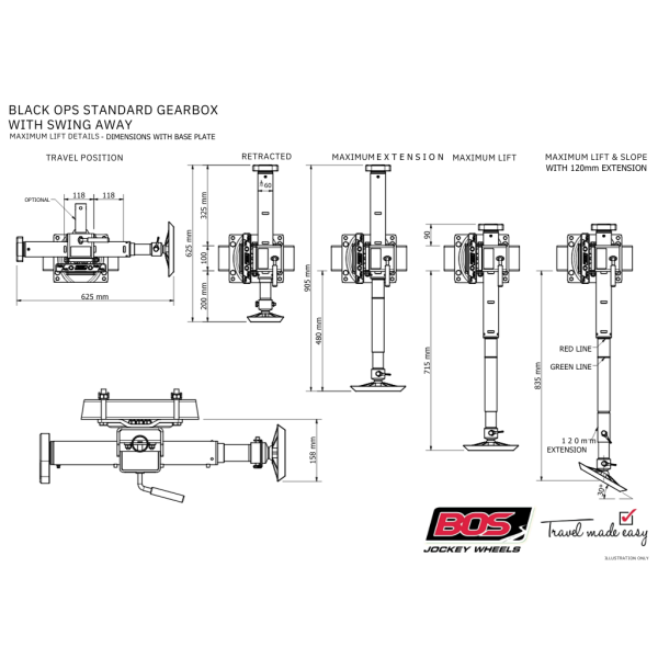 BOS 681-003 Black Ops™ Swingaway – Geared - Image 2