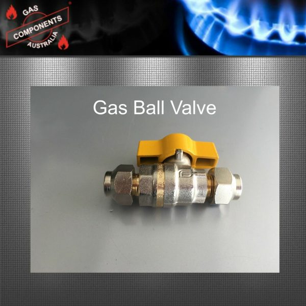 Gas Components 23-DFB06SAE 3/8 Double Flare Ball Valve - Image 3