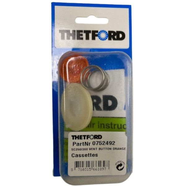 Thetford 0752492 SC250/260 Vent Button Orange