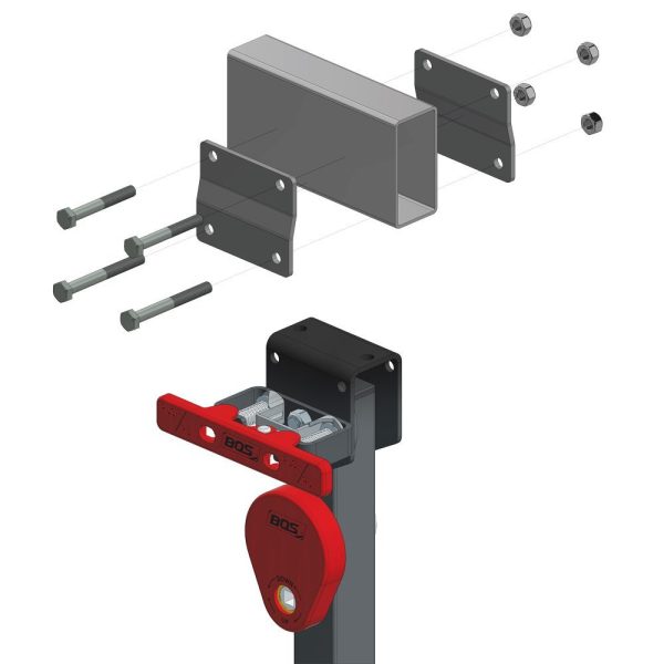 BOS 010-041 Bolt Through Mounting Kit for Stabiliser legs (Pair)