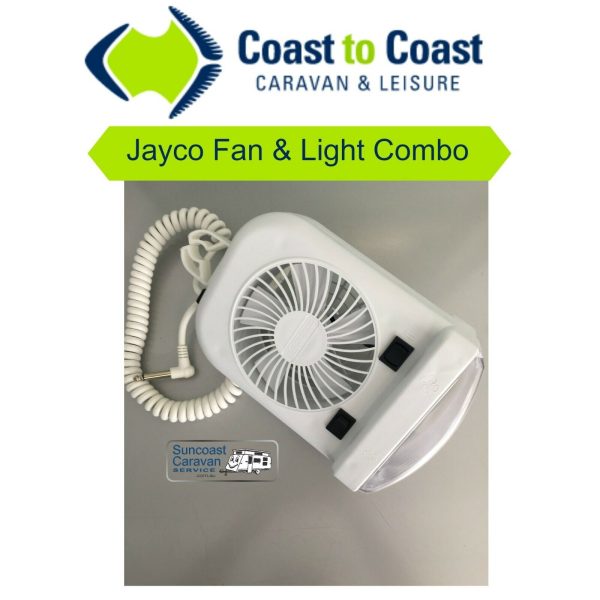 Jayco White Fan and Light Combo - Image 3