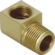Gas Components 5904 Inverted Flare 1/4" x 1/4" MNPT Elbow - Image 2