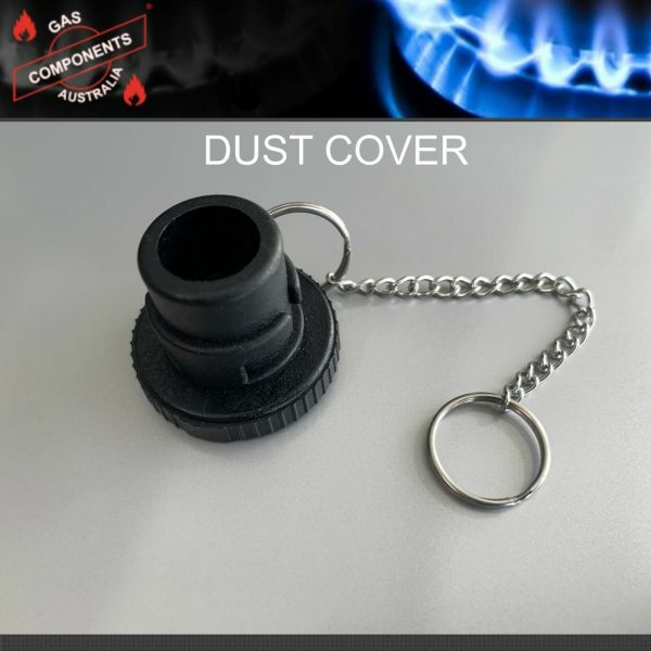 Gas Components 52-P-DUSTPLUG Plastic Dust Cover with Chain To Suit Female Bayonet - Image 3