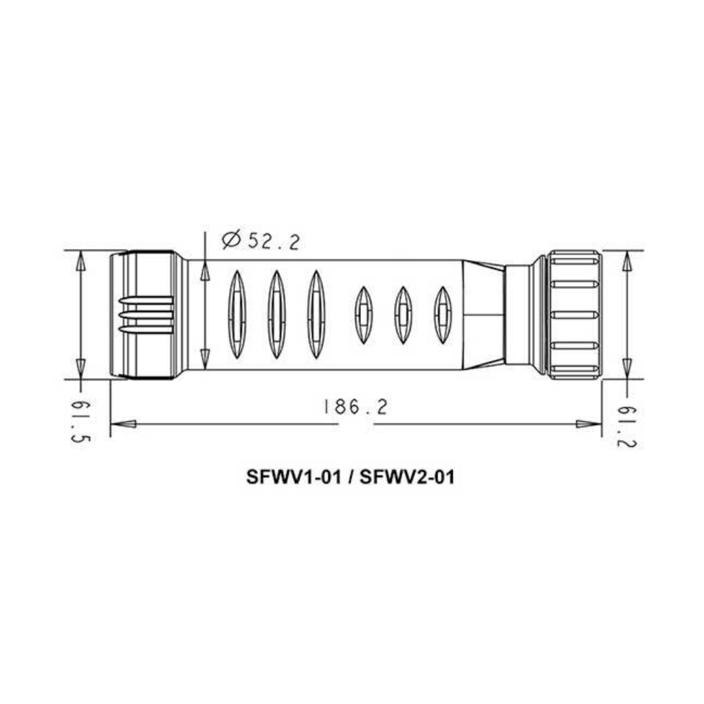 Seaflo SFWV1-01 PVC 40MM Waste Valve - Image 4
