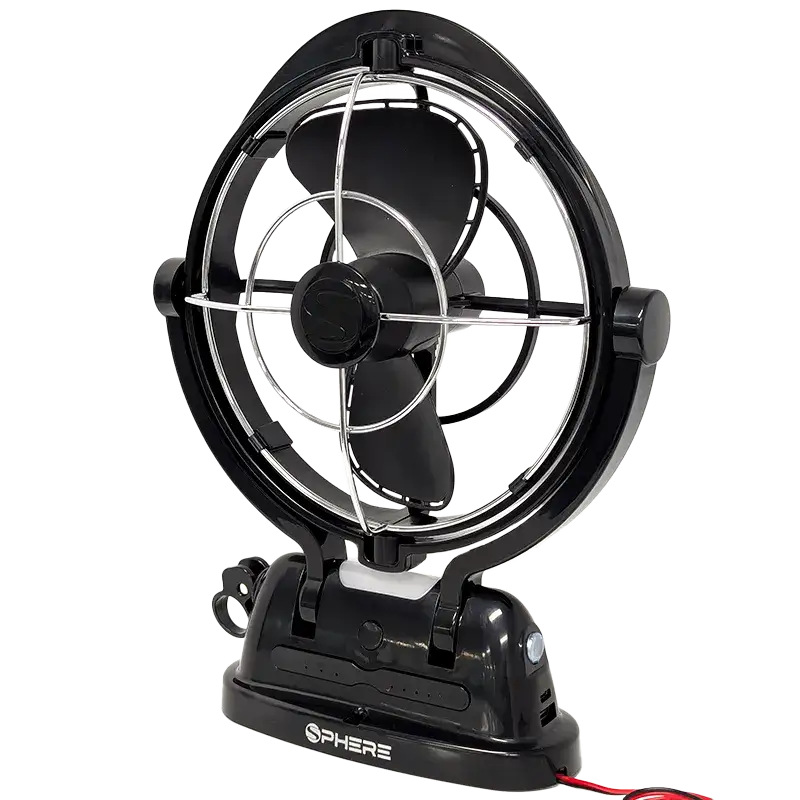 Sphere Viento 500-00122 Black Fan & Light with Remote - Image 3