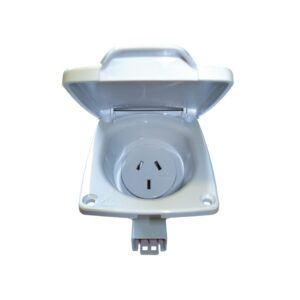 CMS 500-04310 White 10A Power Outlet