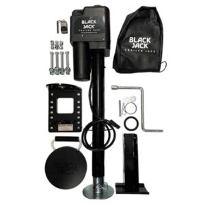 Black Jack BJTJ-MAXI-1000 Maxi Electric Trailer Jack with Clamp
