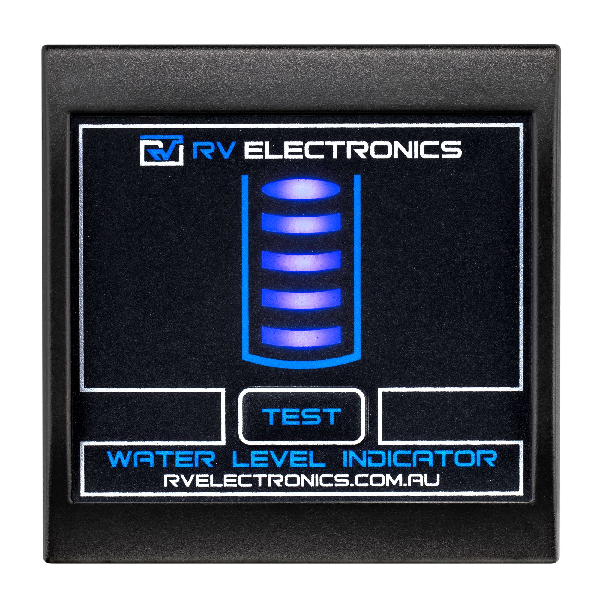 RV Electronics Black RV LED Single Water Gauge