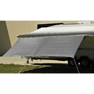 Supex 3.7m Silver Front Privacy Screen to suit 13' Awning
