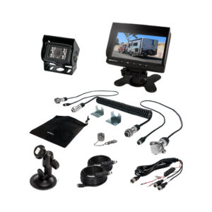 Safety Dave 5.8" Dash/Windscreen Monitor Black Single Square Camera Kit