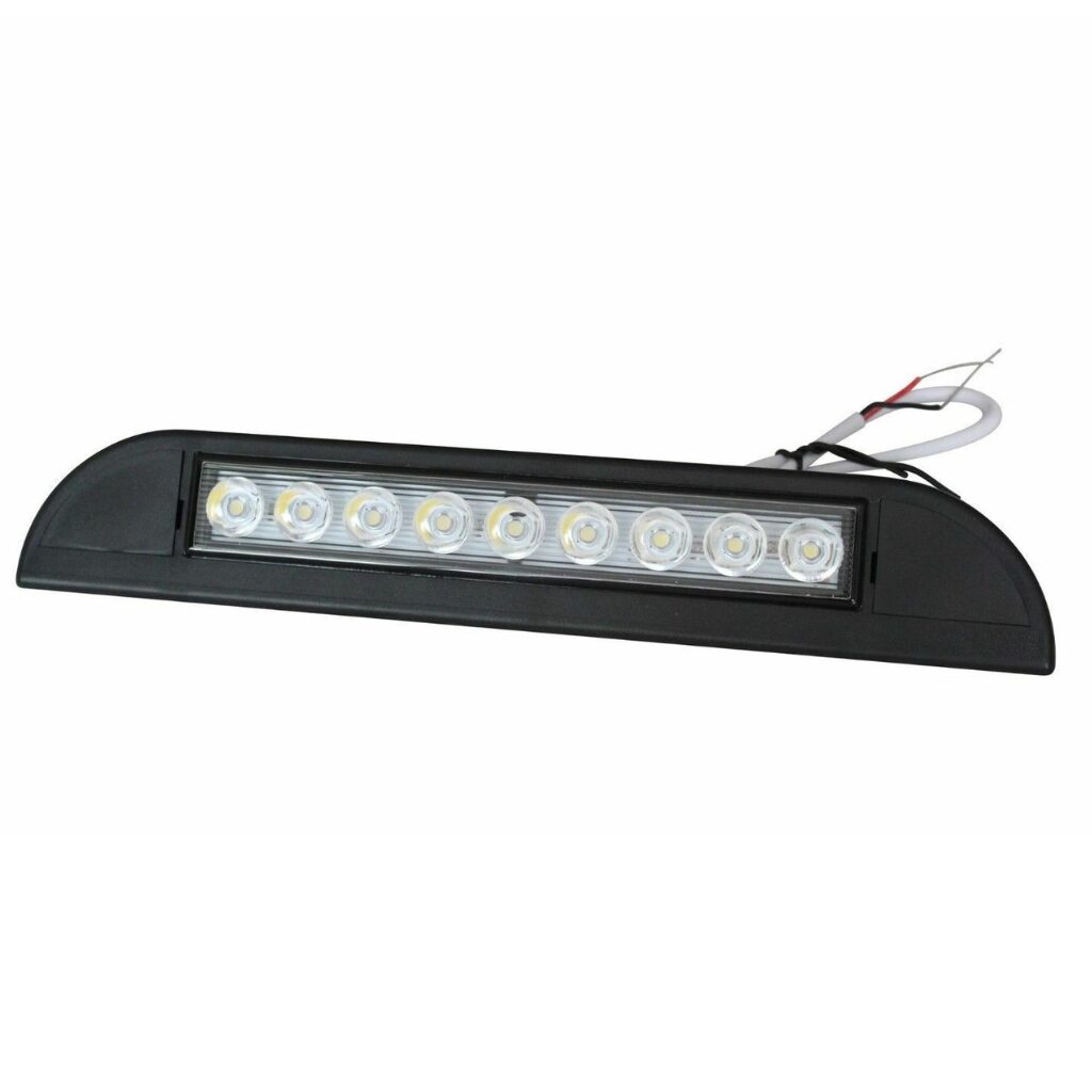 Transeng TRA-LED231B 231mm Black LED 12V Awning Light