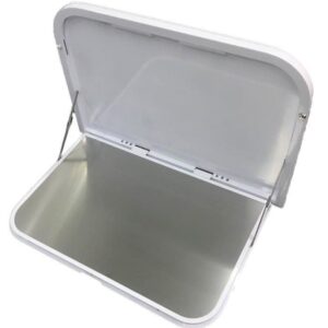 Transeng TRA-PT800W 800mm White Picnic Table with LED & USB
